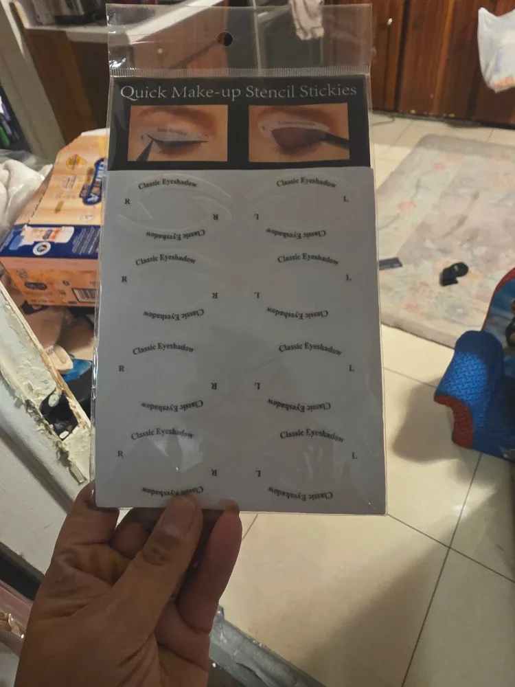 Quick Make-up Stencil Stickies image indicator(2)