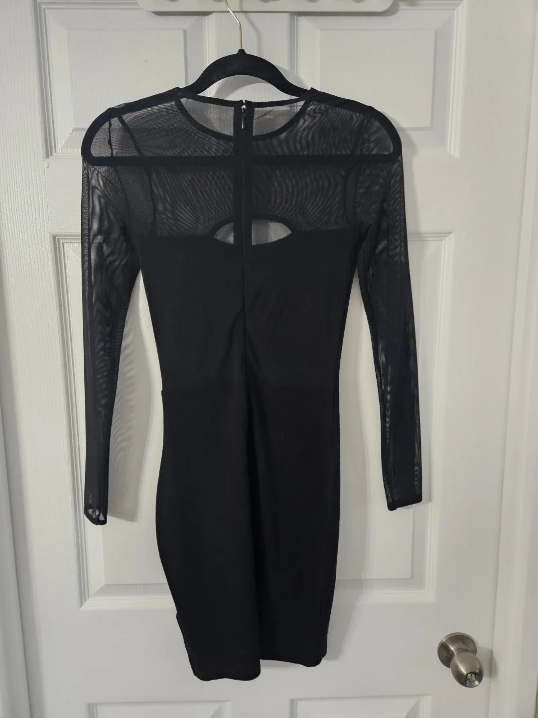 French Connection Mesh Long Sleeve Dress - Size 4 - #cleanout image indicator(2)