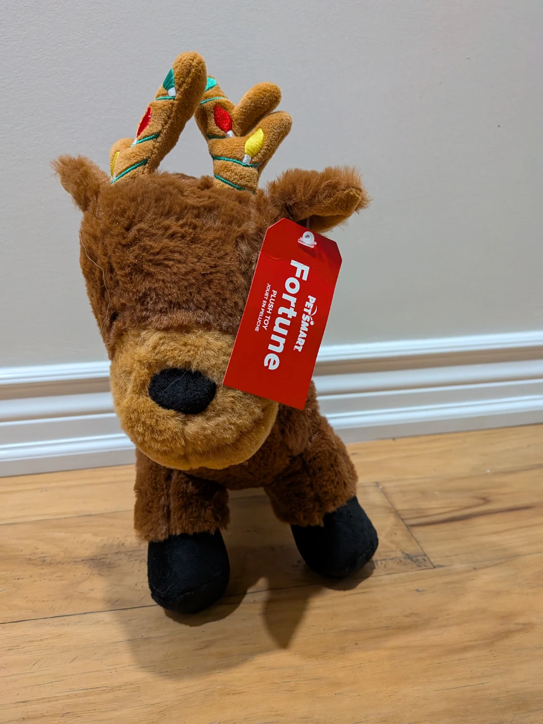 NEW PetSmart Fortune Plush Reindeer Dog Toy