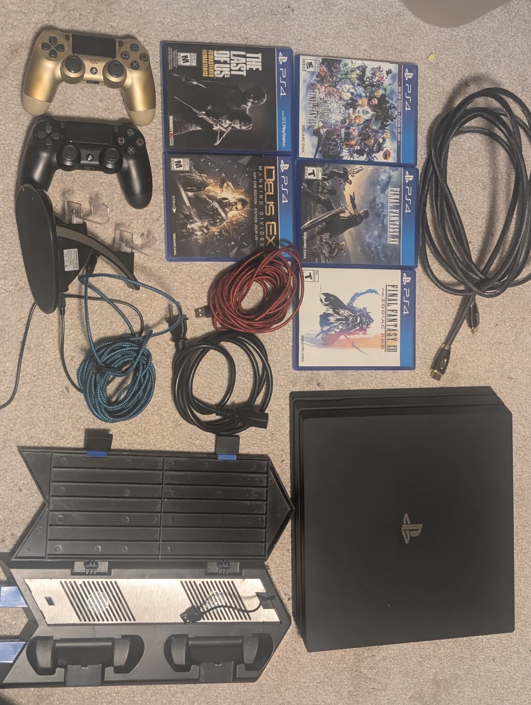 PlayStation 4 Pro with Games and Accessories