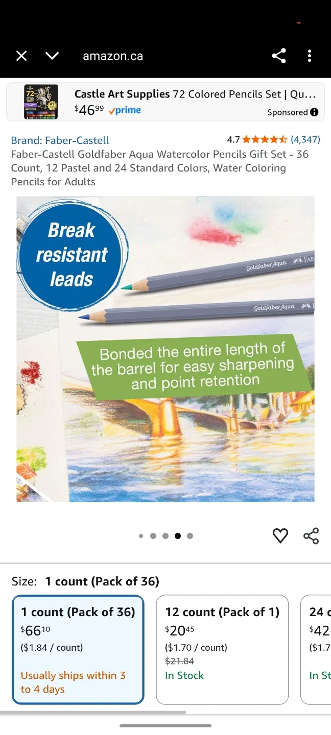 (NEW) Faber-Castell Goldfaber  Pencils (retail $75)-#Cleanout image indicator(8)