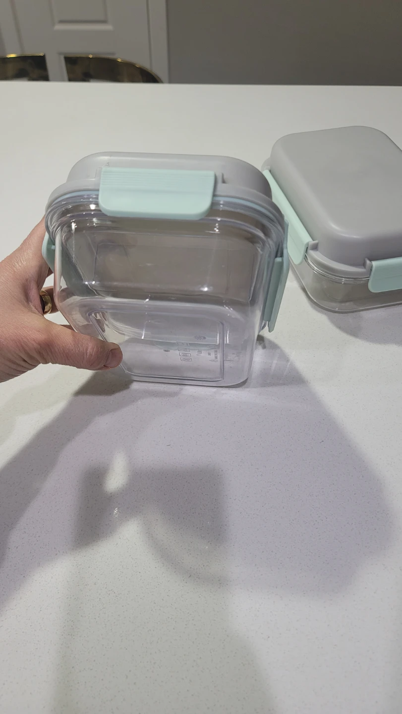 Set of 3 Clear Bento Lunch Boxes,each $10 - photo 2