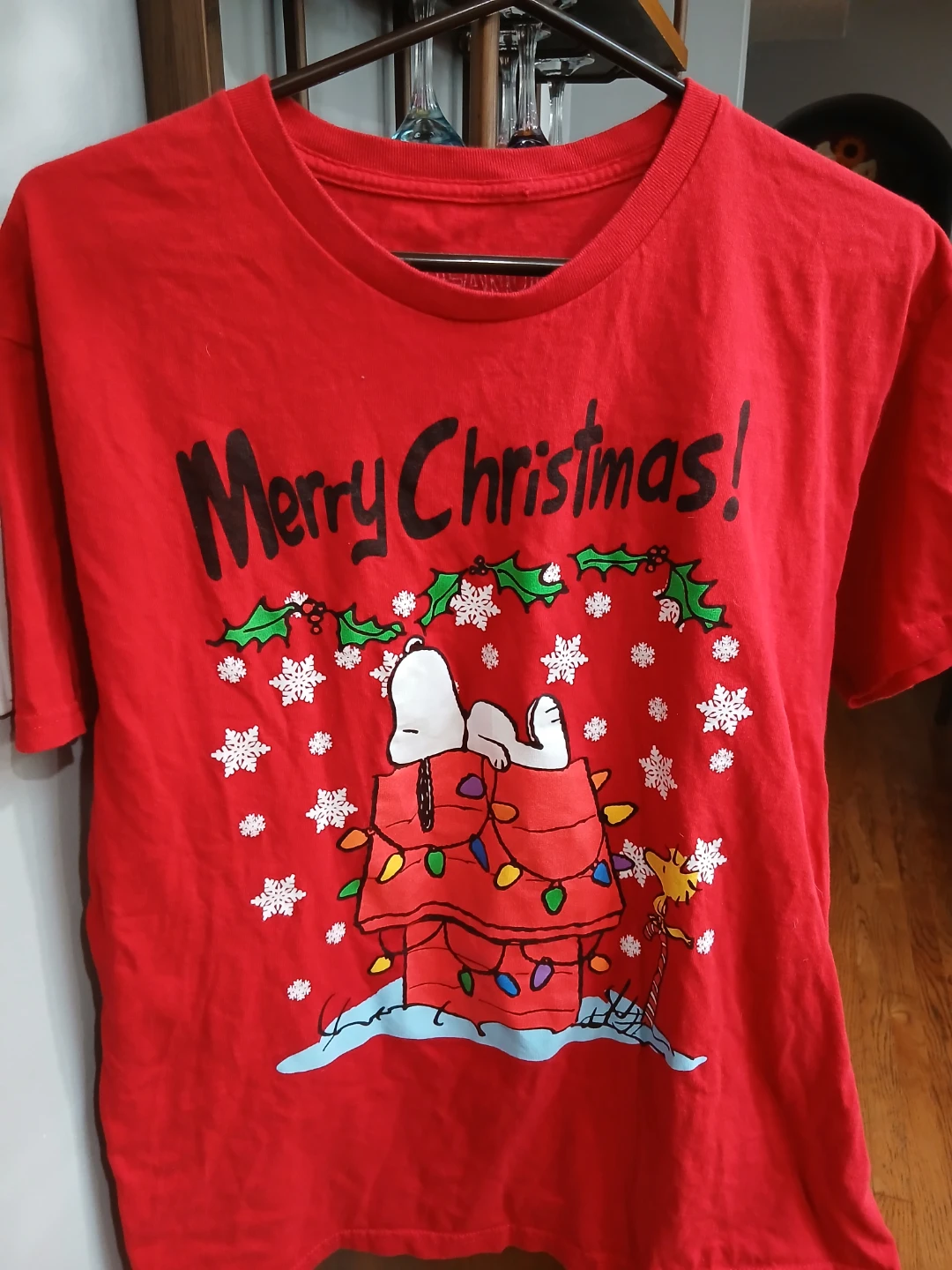 Peanuts Merry Christmas T-Shirt - Size L