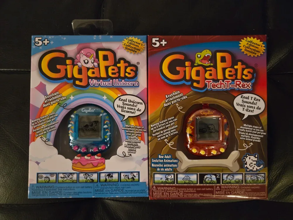 Giga Pets Virtual Unicorn & Tech-T-Rex $12 Each