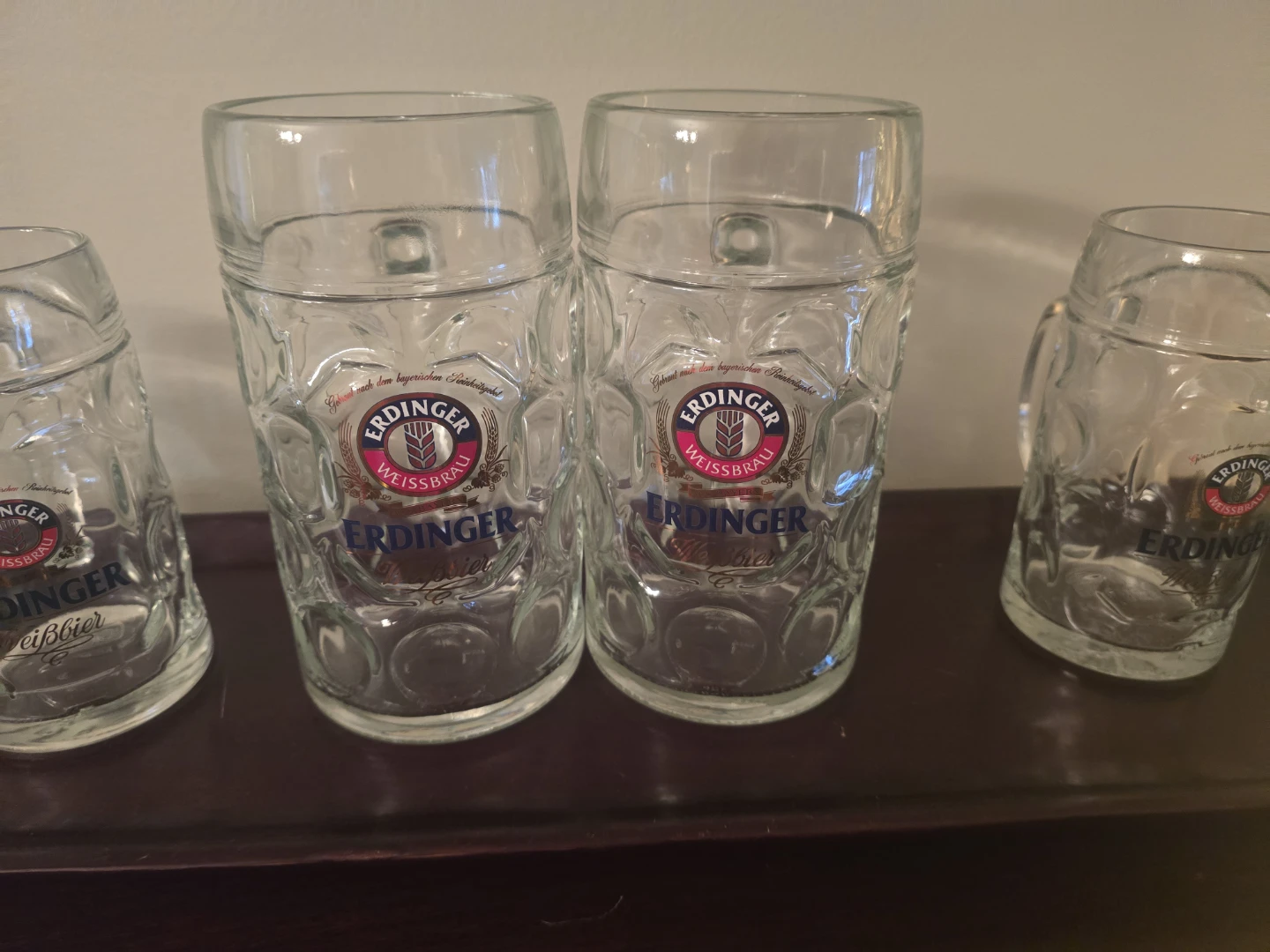 Erdinger Weissbier Glass Beer Mugs - photo 3