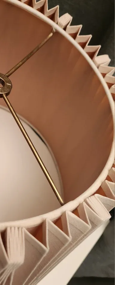 Pleated Lamp Shade - Beige image indicator(7)