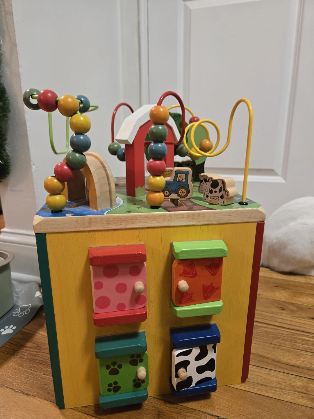 Wooden Activity Cube - photo 2