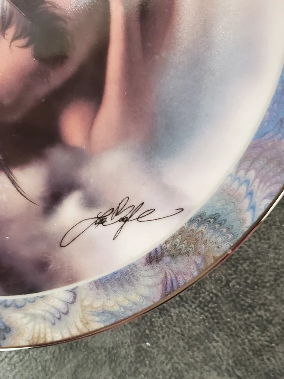 Bradford Exchange Soulmates  "The Lovers" Plate - photo 3