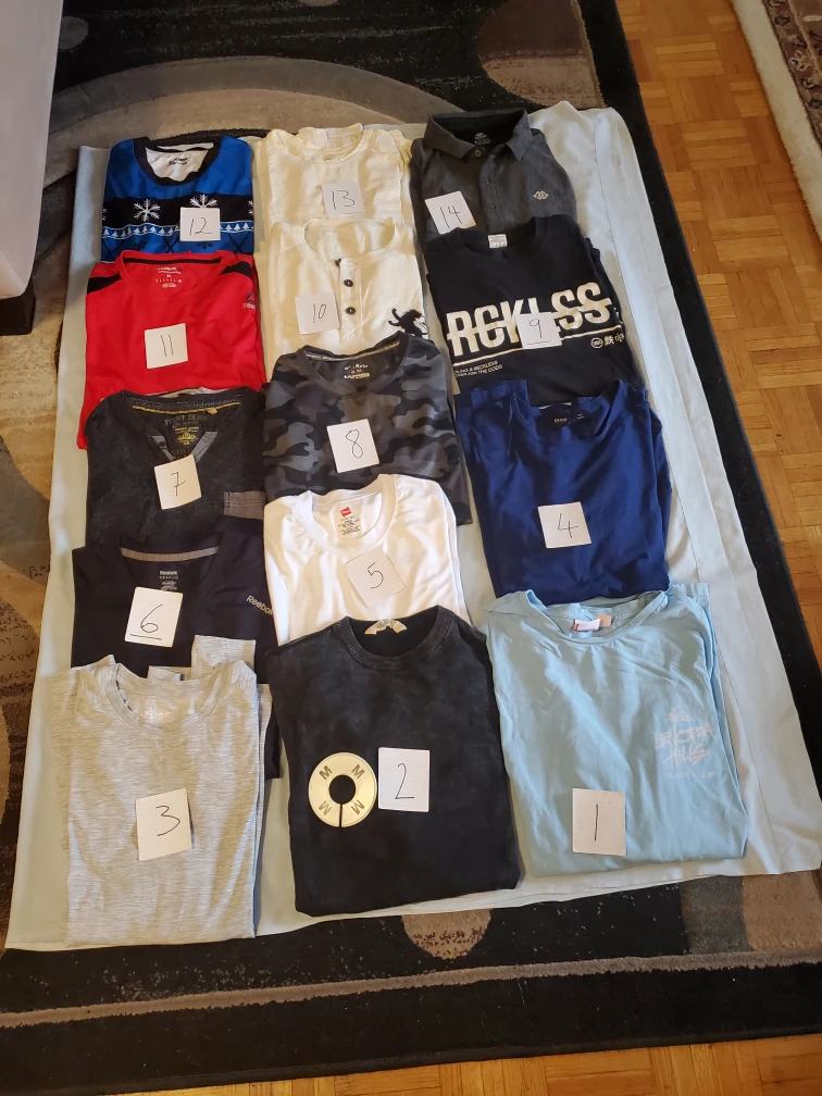Men's & Boys Long Sleeve T'Shirts & Jordan Vest. - photo 2