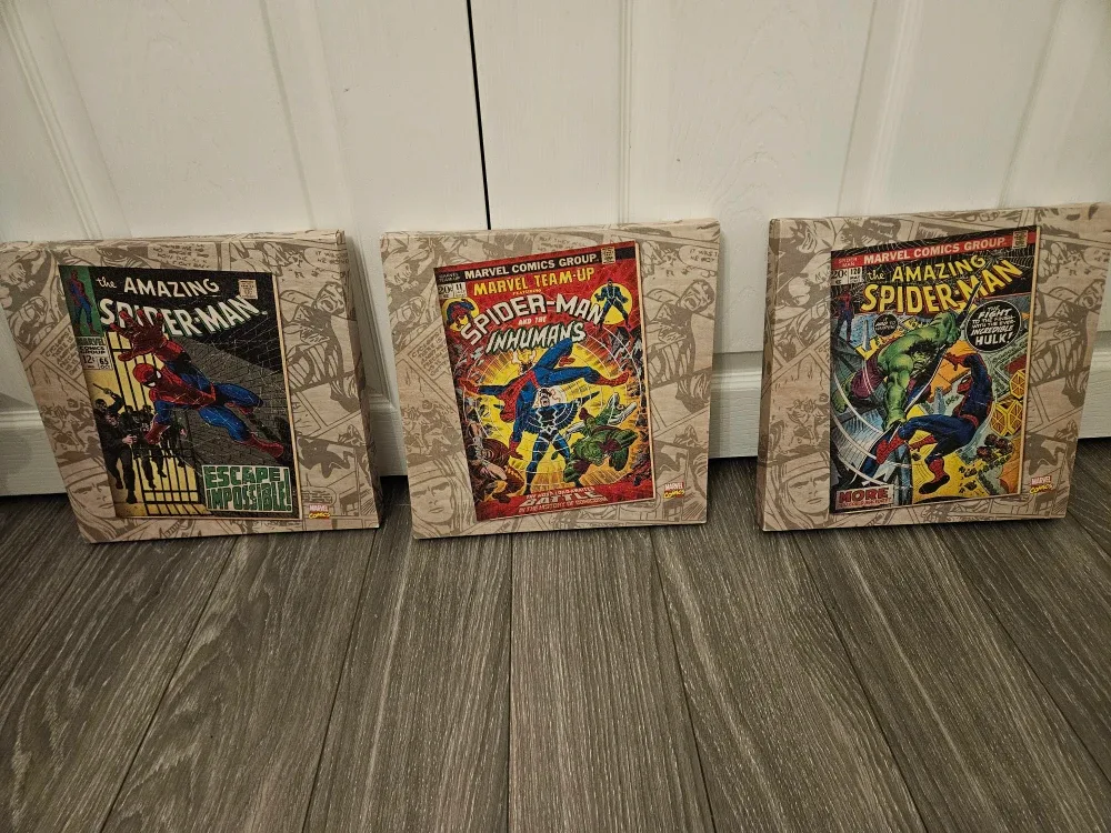 Marvel Comic Book Canvas Art - Spider-Man