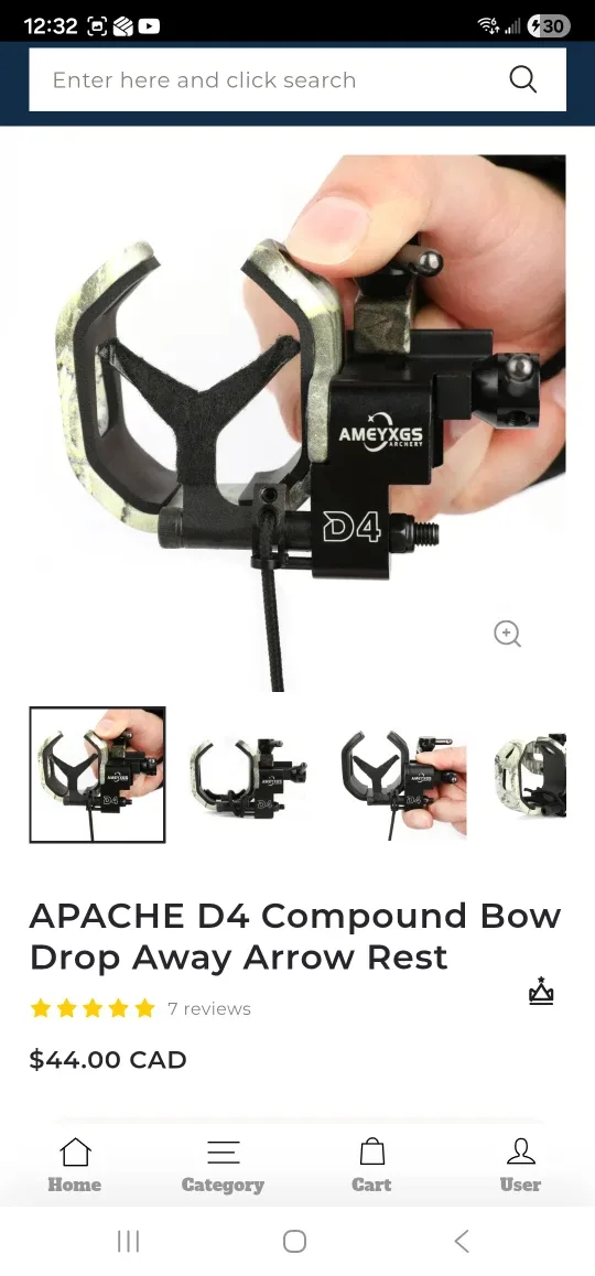 AMEYXGS APACHE D4 Compound Bow Arrow Rest - New image indicator(3)