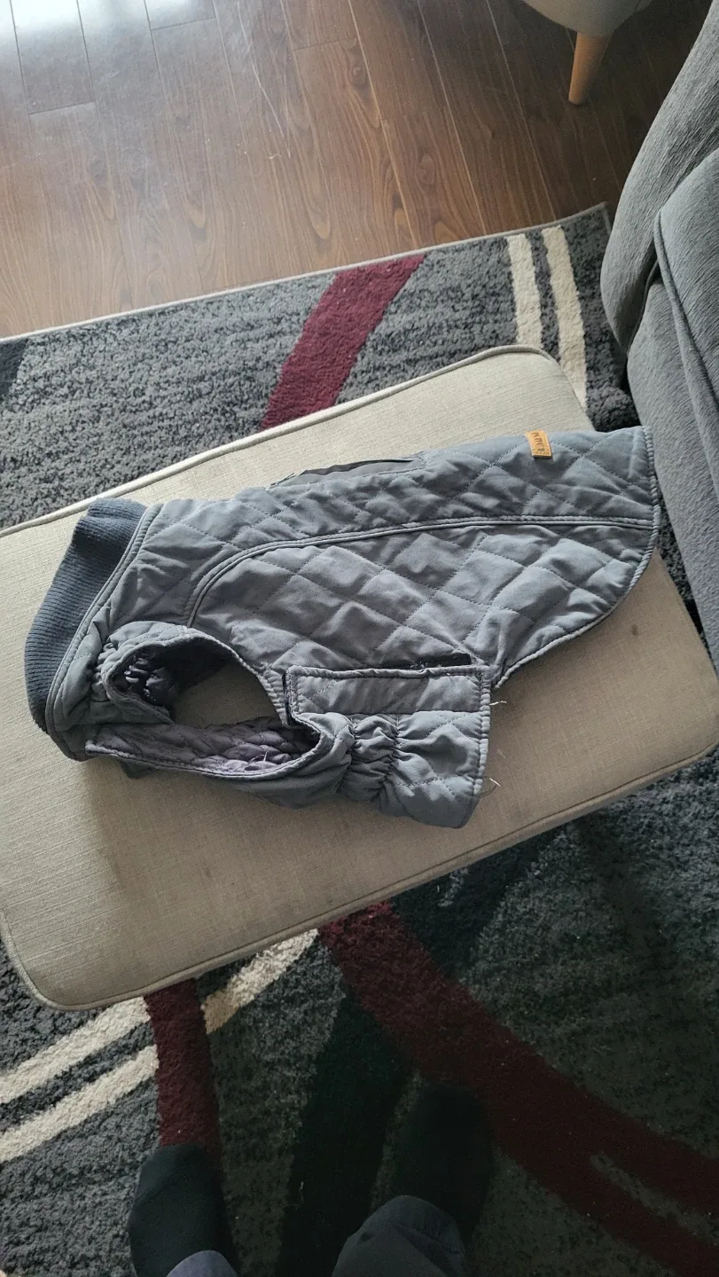 TINY Winter Dog Coat - Grey, Small image indicator(2)
