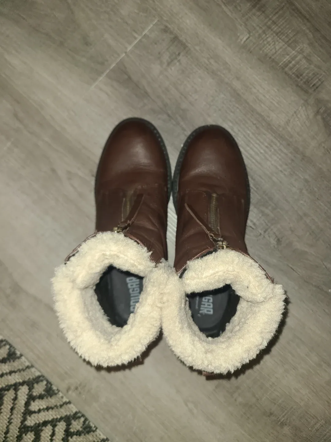 Brown Leather Winter Boots - Womens image indicator(6)