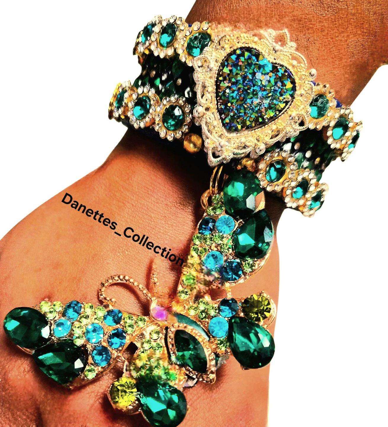 Handmade Emerald Green Bracelet