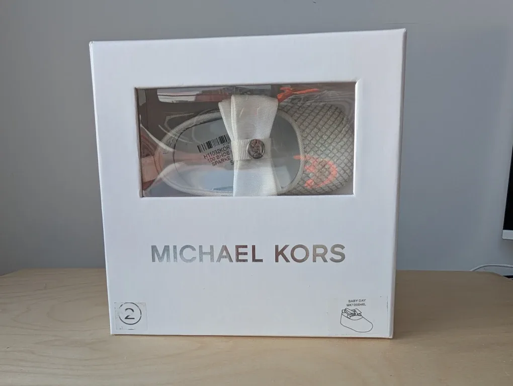 New Michael Kors Baby Shoes - Size 1 US