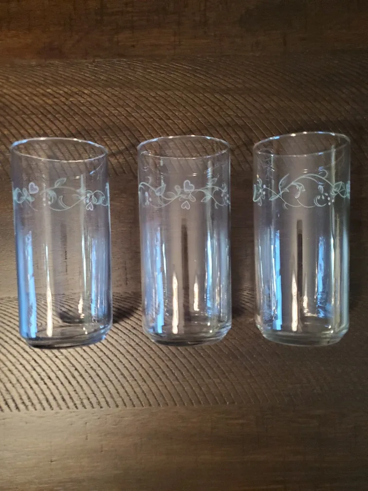 Vintage Corelle Glasses #Cleanout