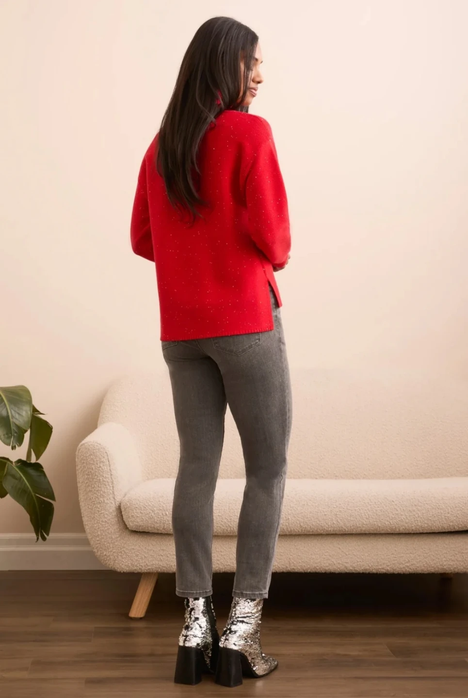 TRIBAL JEANS Turtleneck Sweater (Red) - NEW!!! - photo 5