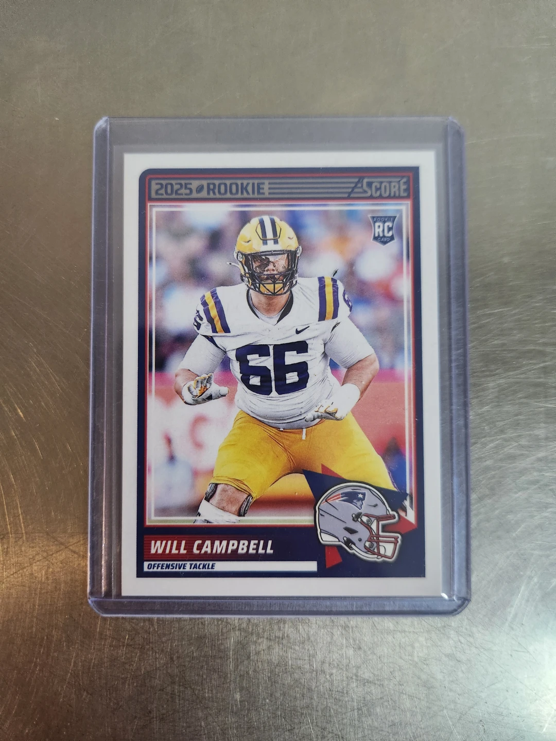 Will Campbell 2025 Rookie Score Football Card