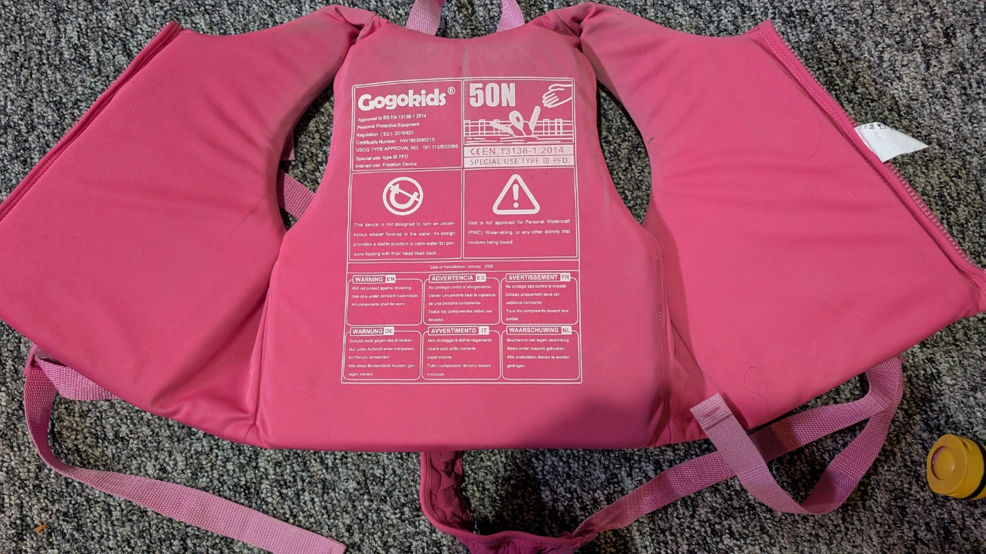 Gogokids 50N Pink Life Jacket - photo 2