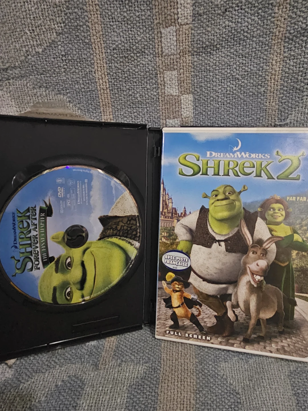 2 Shrek dvds
