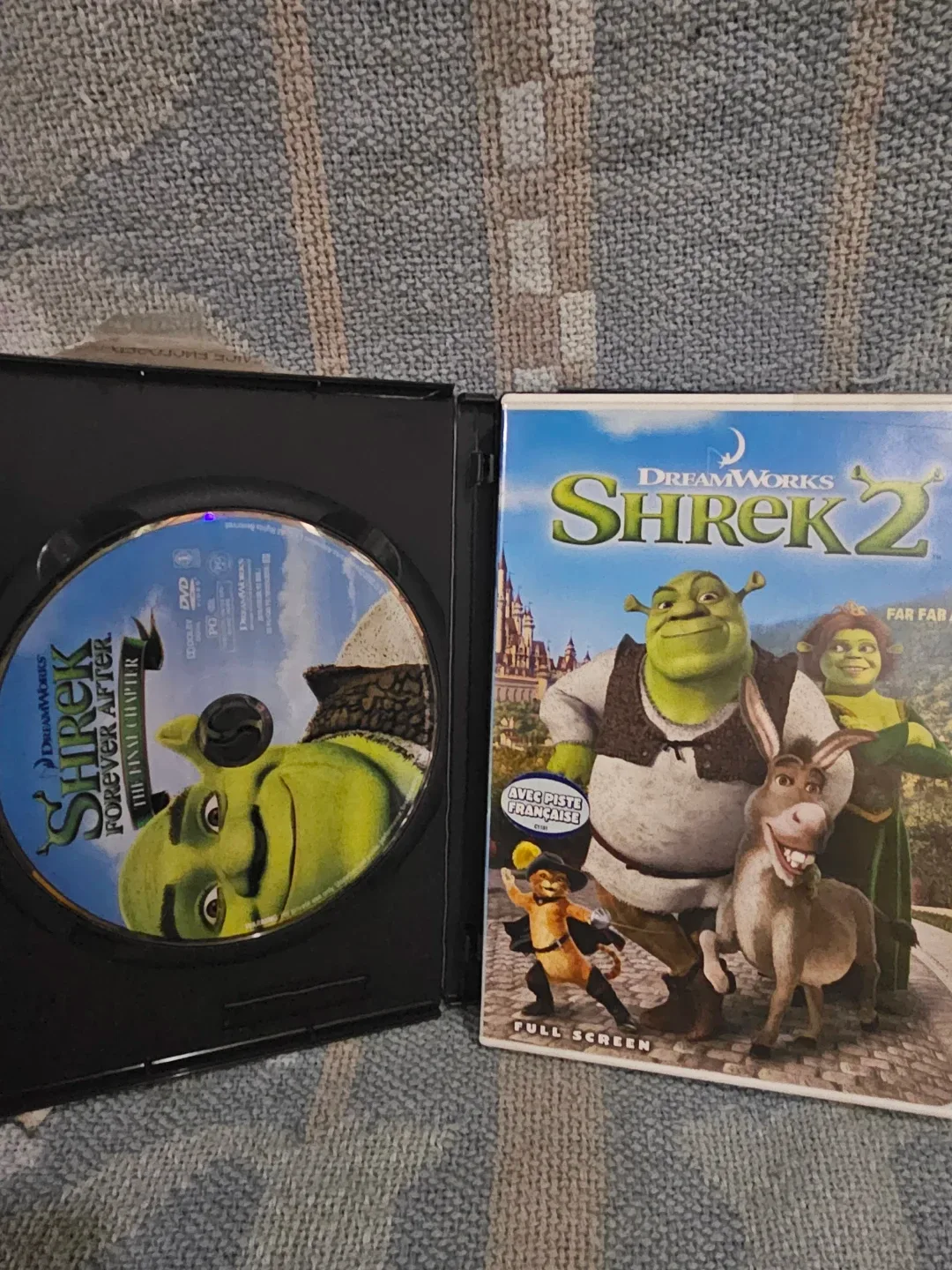 2 Shrek dvds