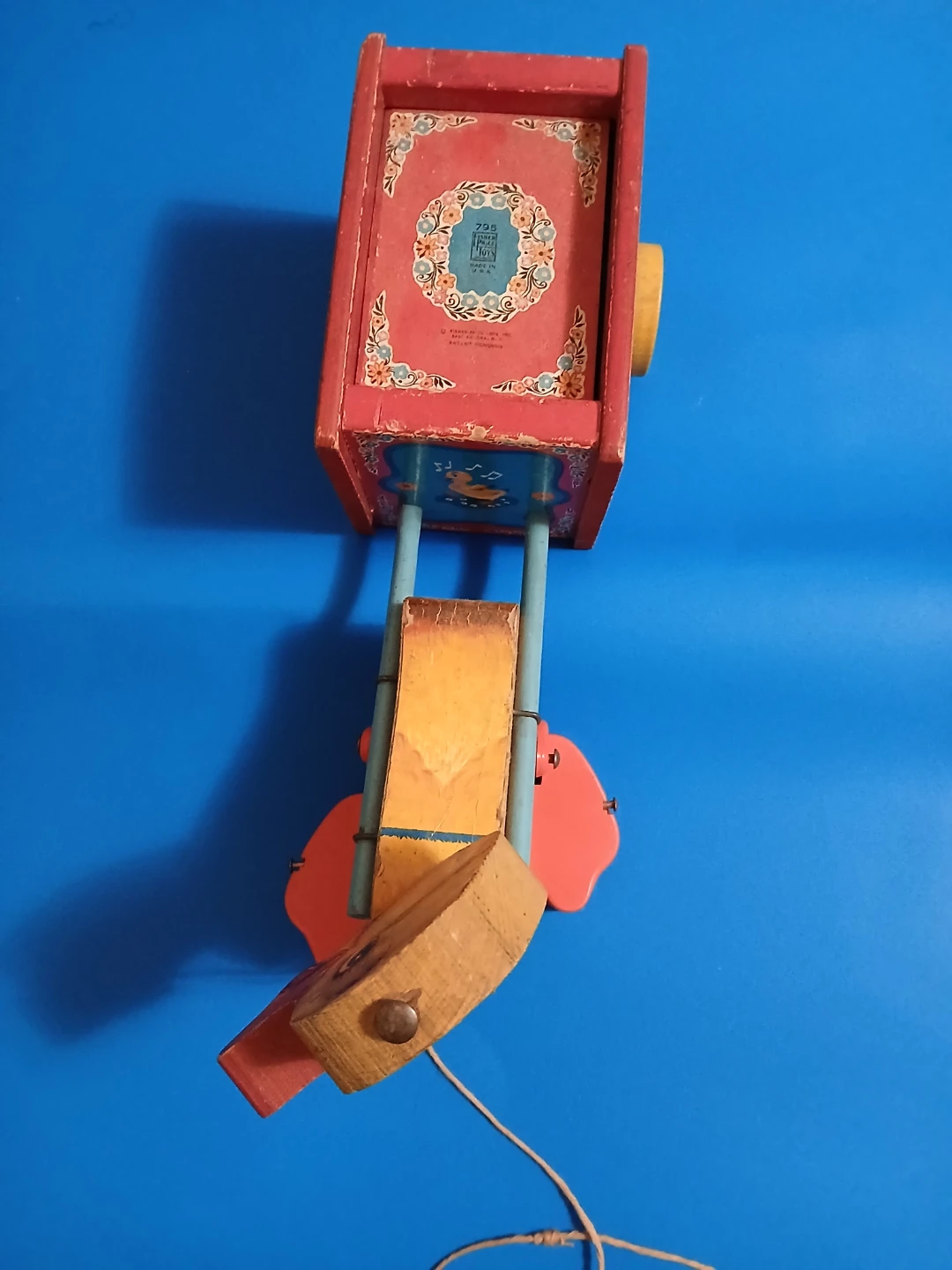 Vintage Musical Duck Pull Toy - photo 4