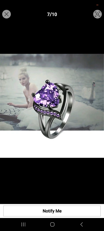 Purple Heart Ring Set - photo 5
