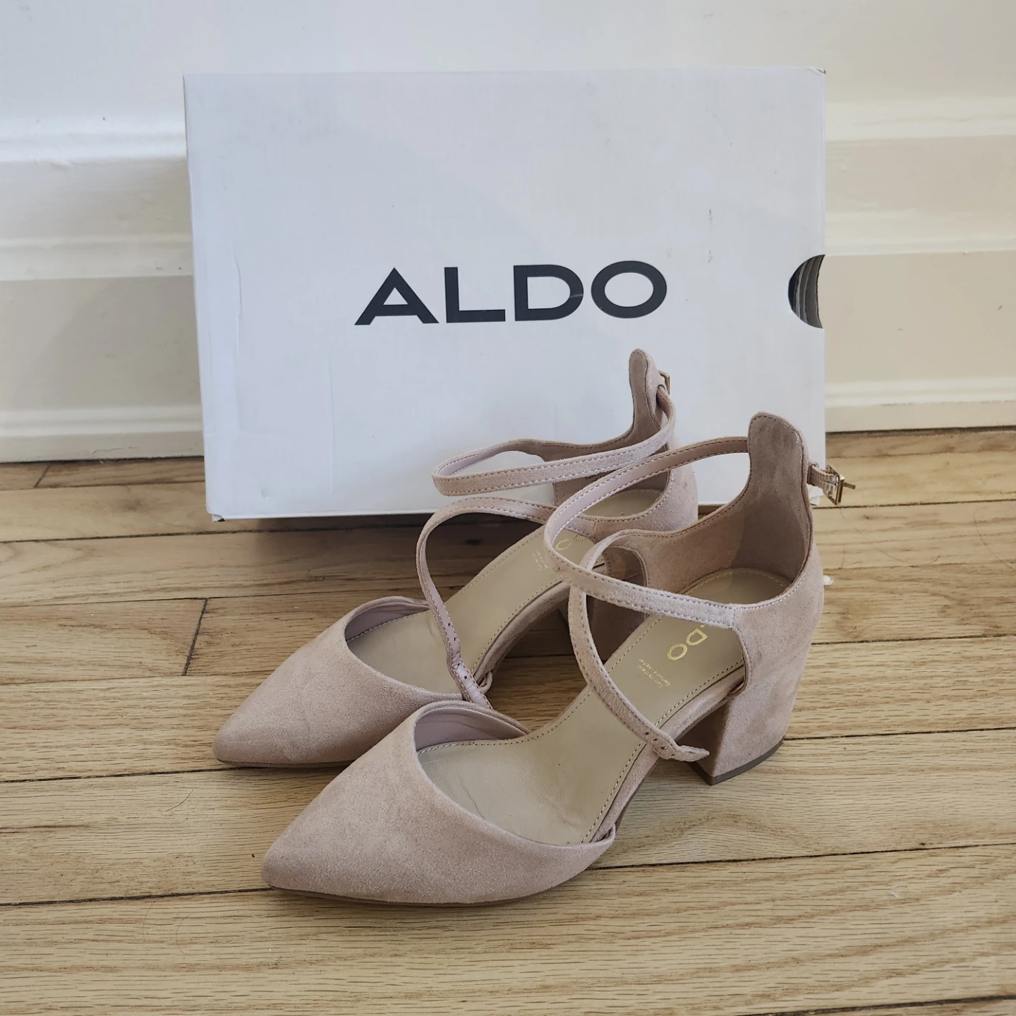 Aldo Brookshear Heels - Size 5, Light Pink - photo 4