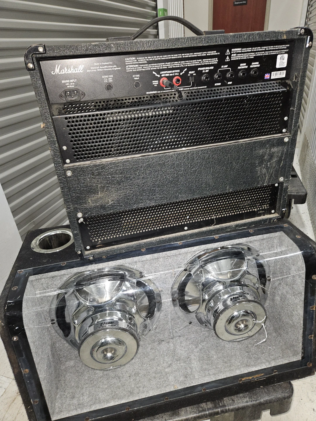 Marshall Amp & Subwoofer
