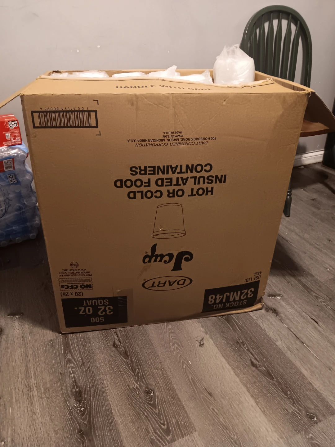 Dart J Cup 32oz Insulated Food Containers - 500 count