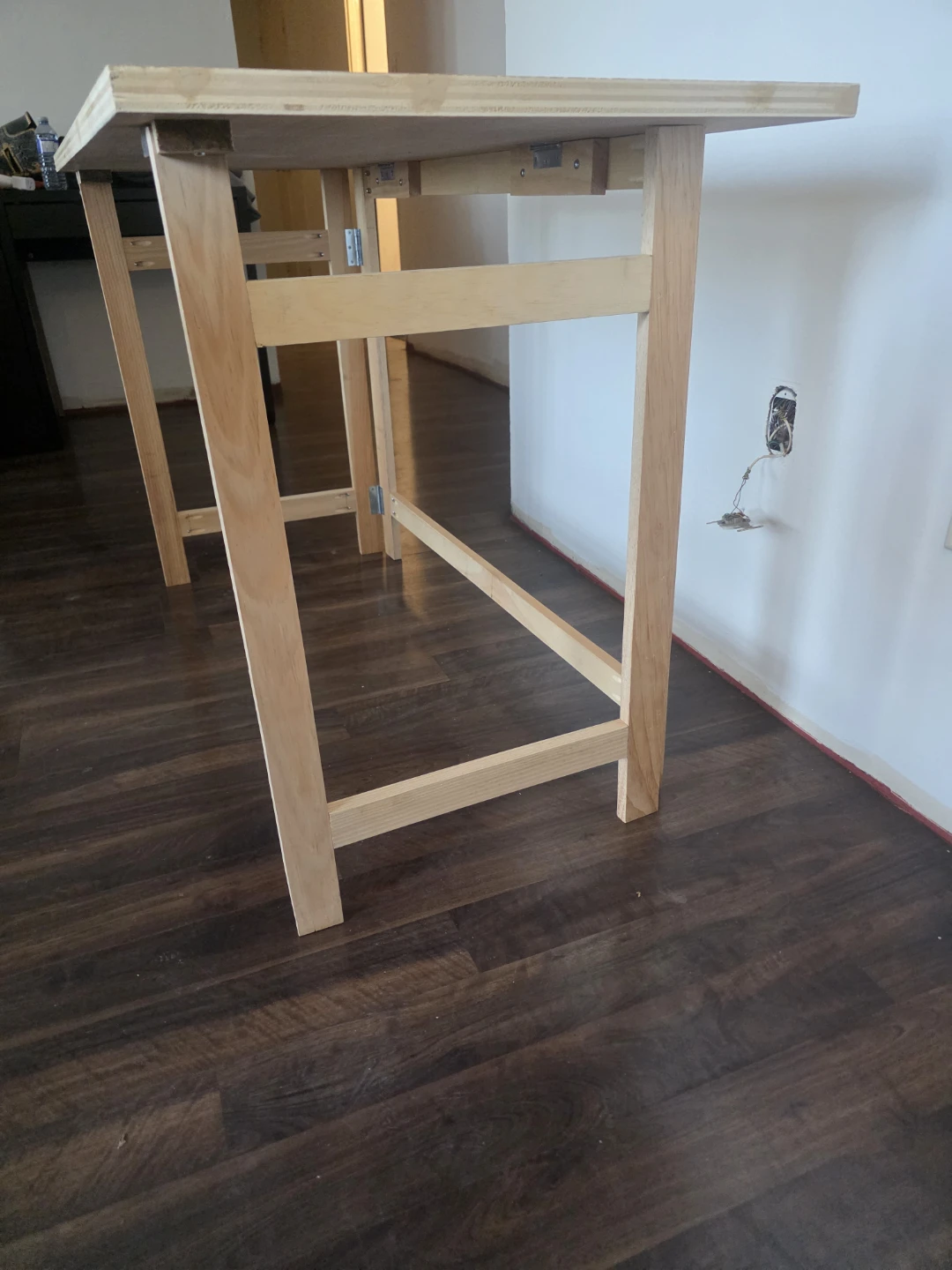 Wood Folding Table - photo 4