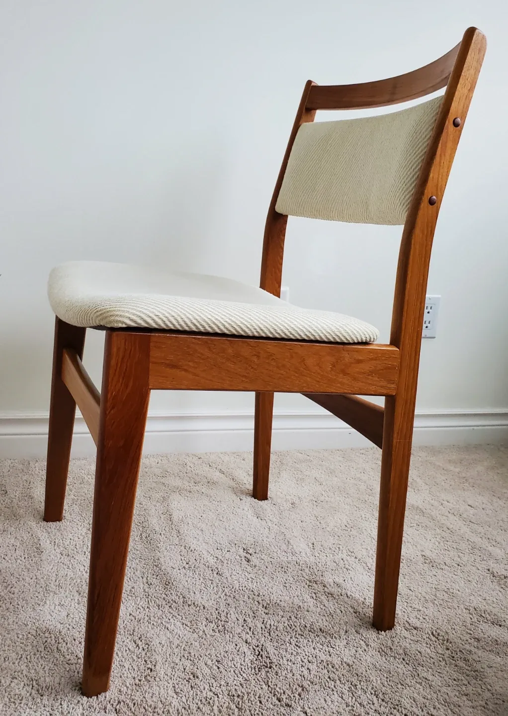 4 MCM Teak Dining Chairs by Nordic Furniture image indicator(6)