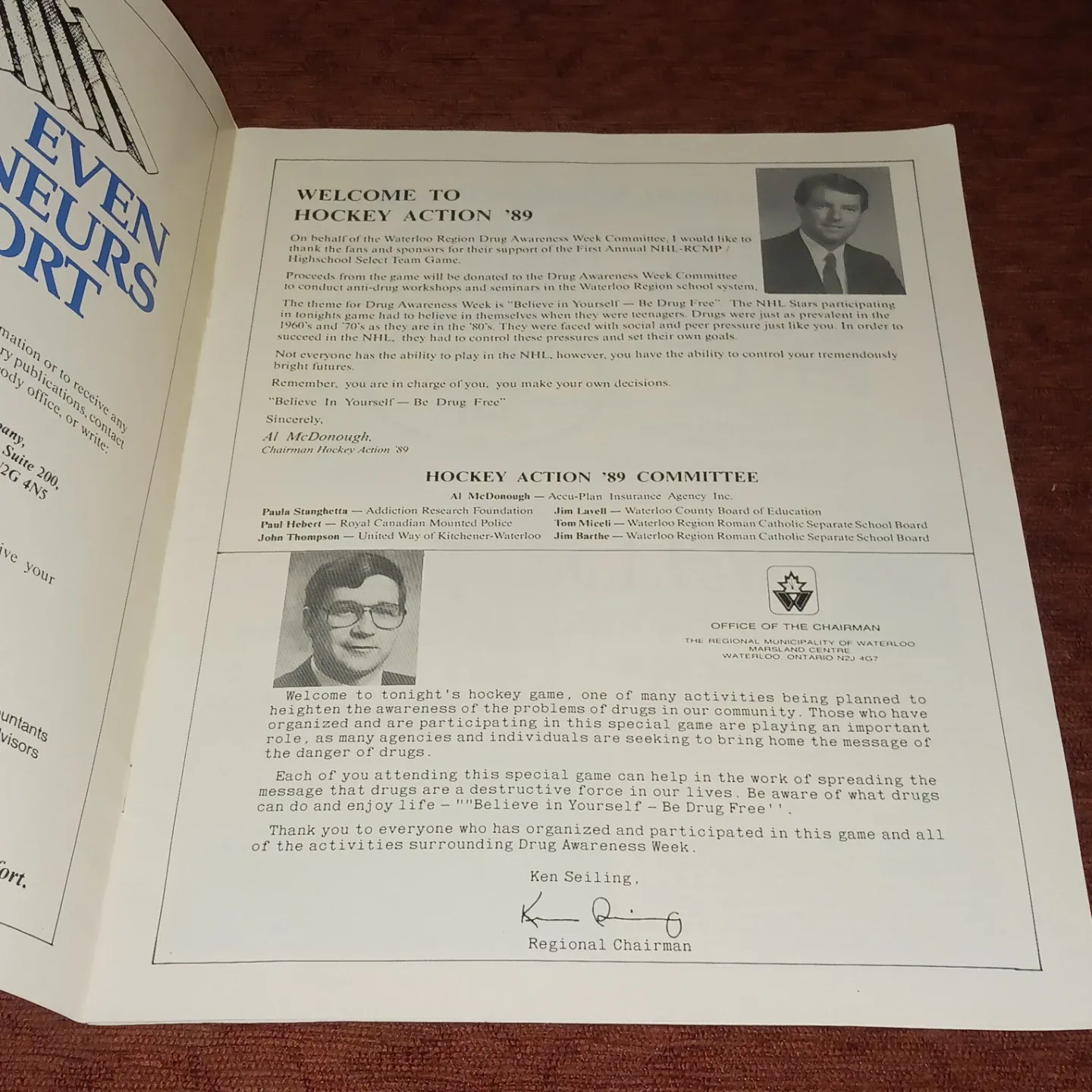 Hockey Action 1989 Kitchener Aud Program image indicator(2)