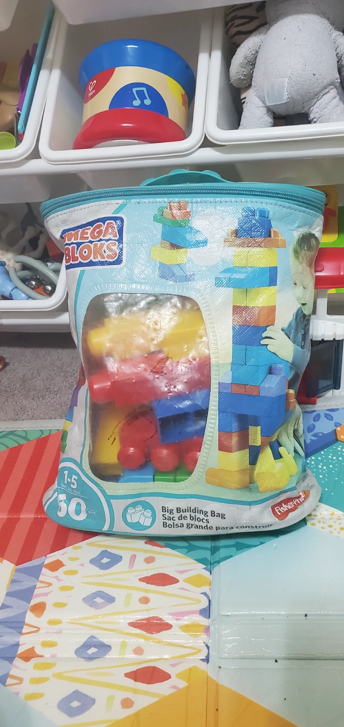 Mega Bloks Big Building Bag - 60 Pieces