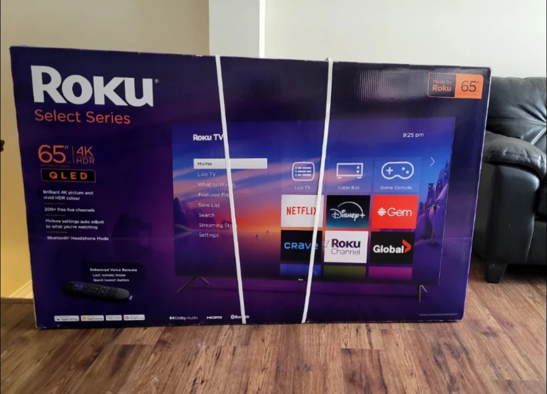 New Roku Select Series 65" 4K QLED TV