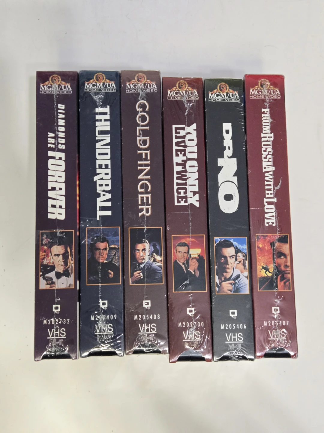 James Bond 007 VHS Set of 6 *BRAND NEW*