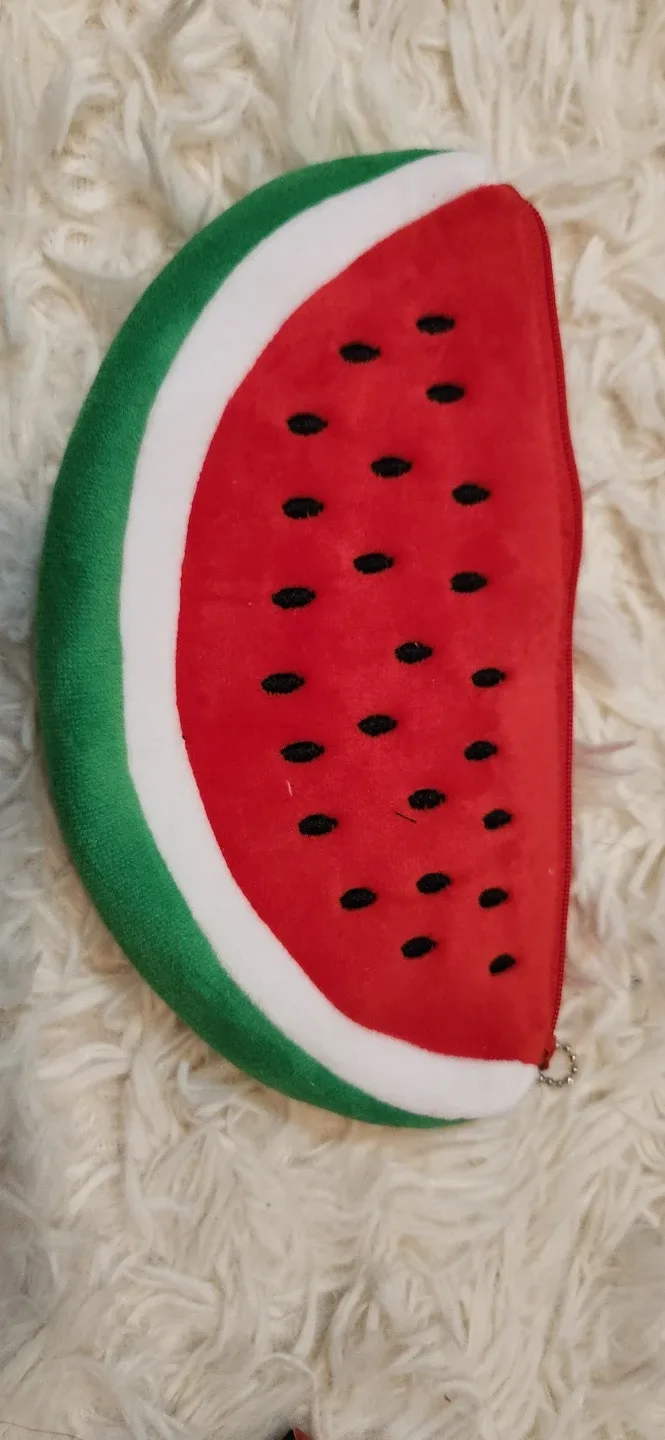 Watermelon Plush Pouch