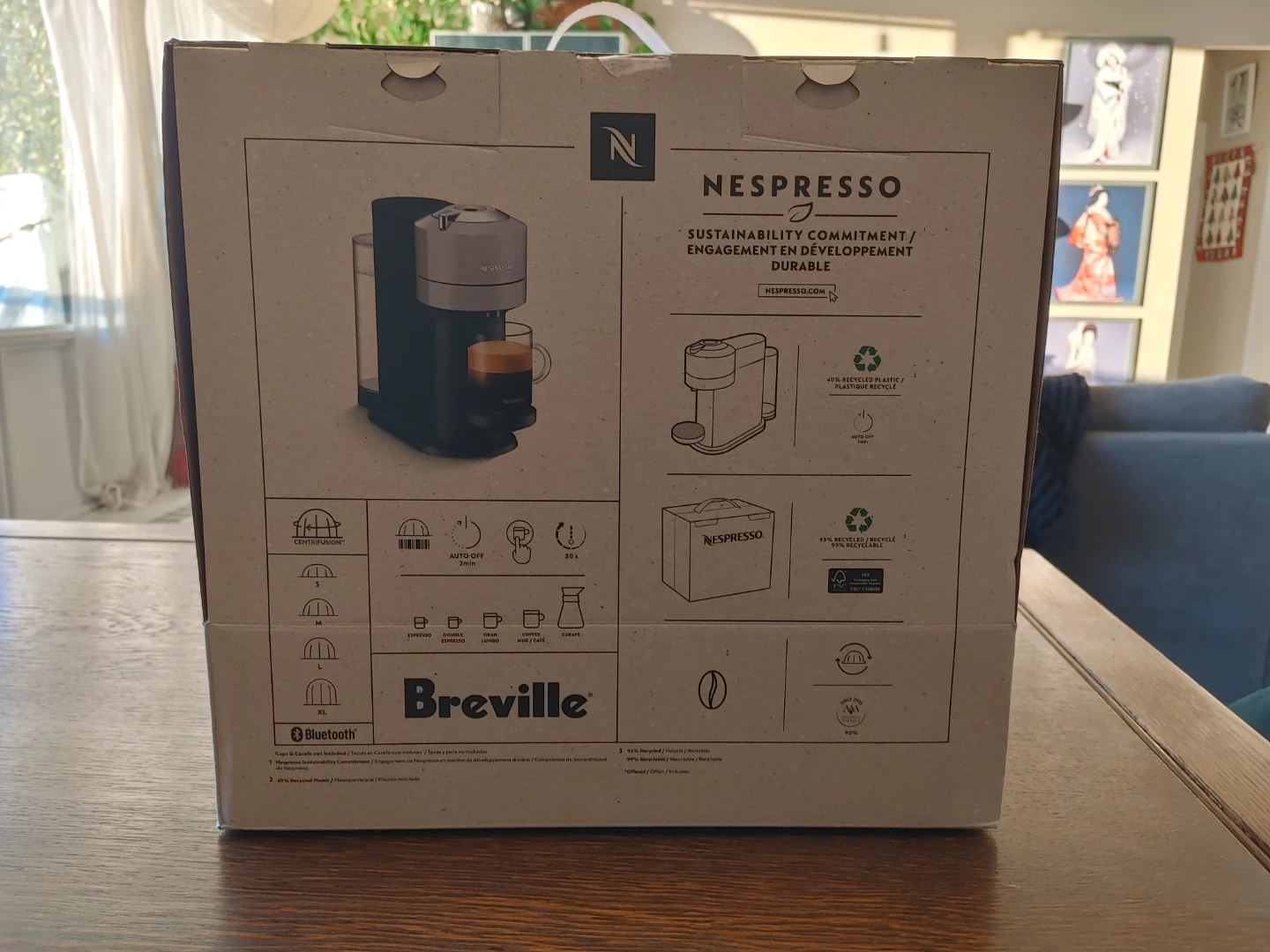 Nespresso Vertuo Next Coffee Machine with extra pods - photo 3