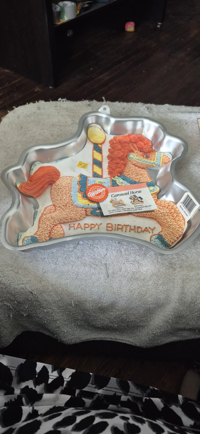 Vintage Wilton Carousel Horse Cake Pan
