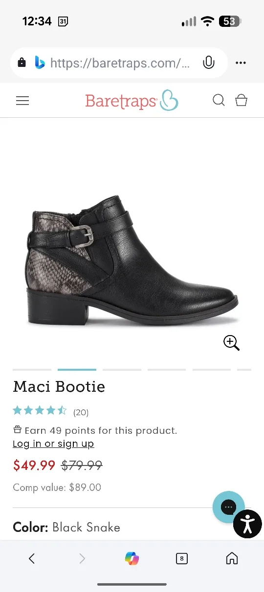 Baretraps Booties Size 7 #Cleanout image indicator(5)