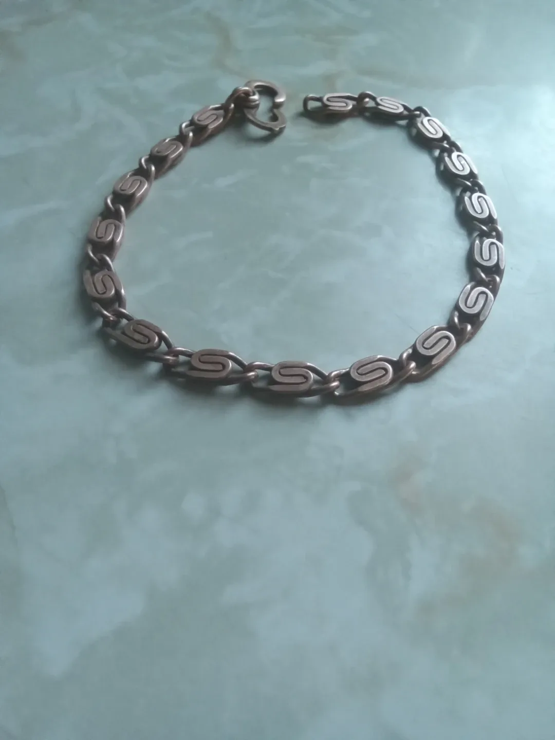 Vintage Copper S Link Bracelet image indicator(3)