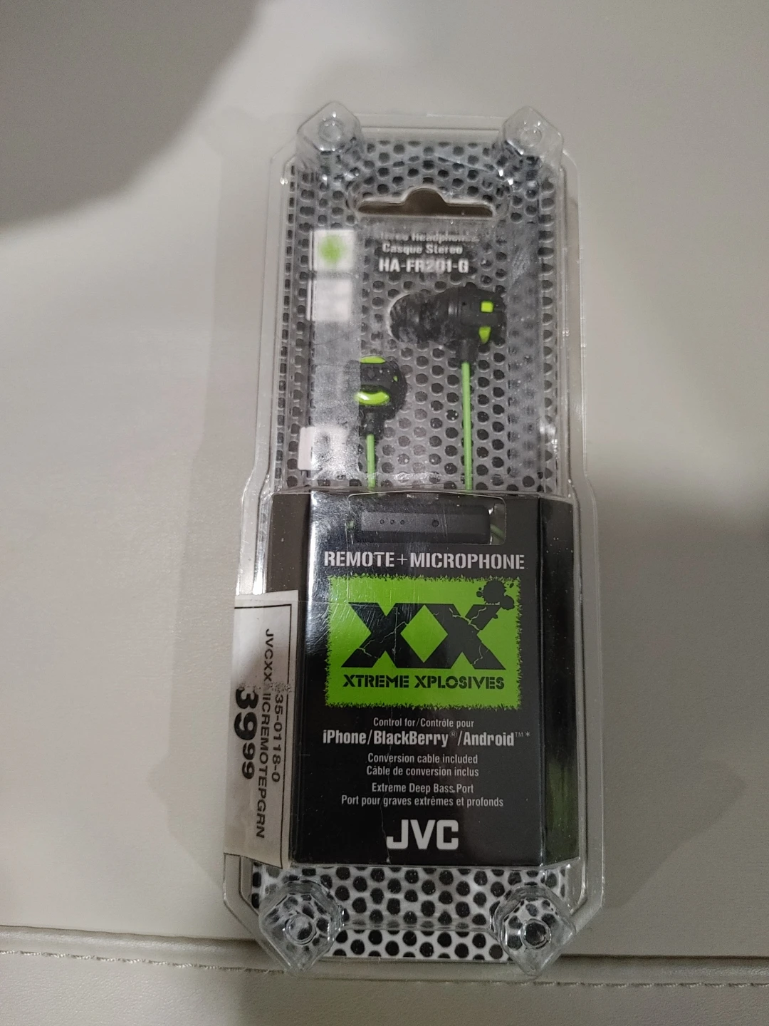 🧡BRAND NEW RARE XX JVC STEREO HEADPHONES WITH MIC. & MICROPHONE