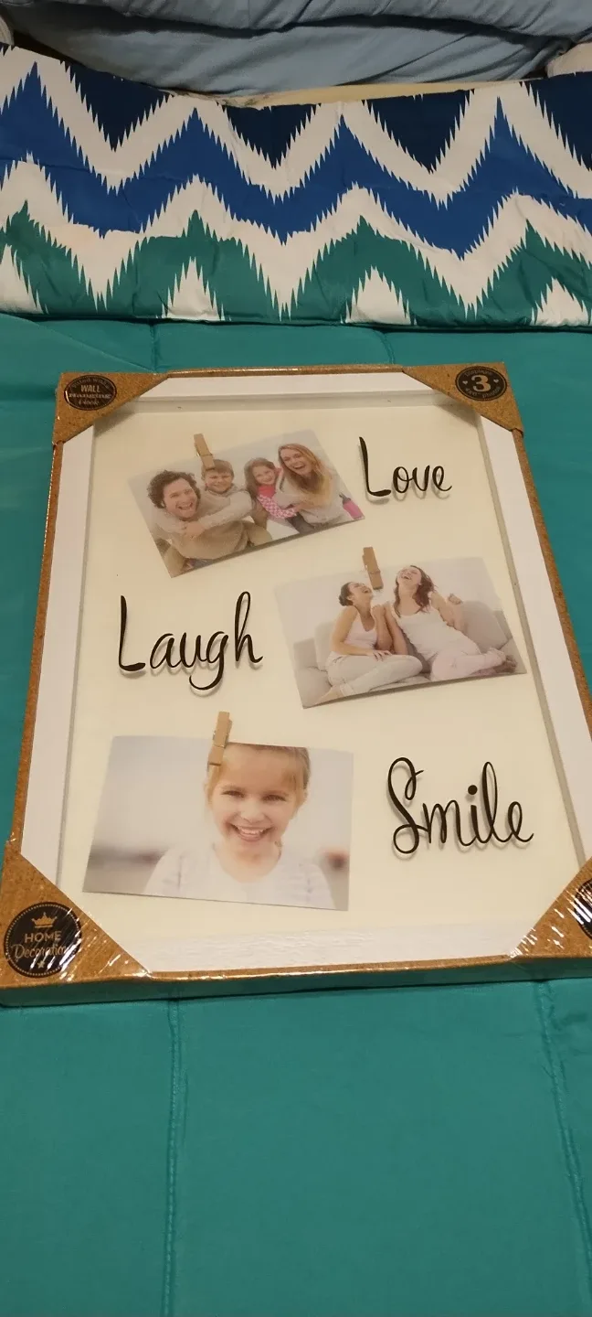 Love Laugh Smile Photo Frame