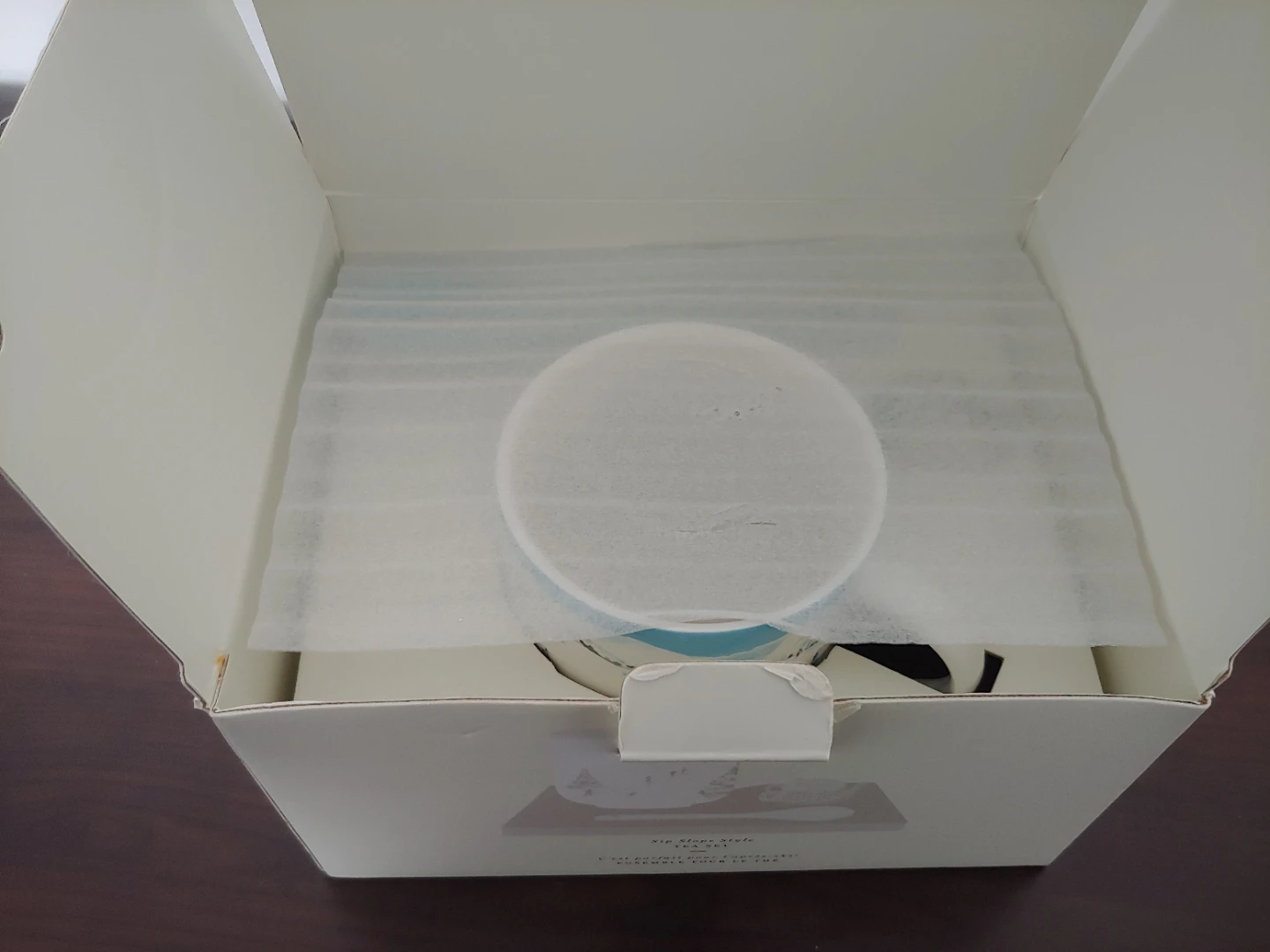 Indigo Ski Scene Tea Set - New in Box - photo 5