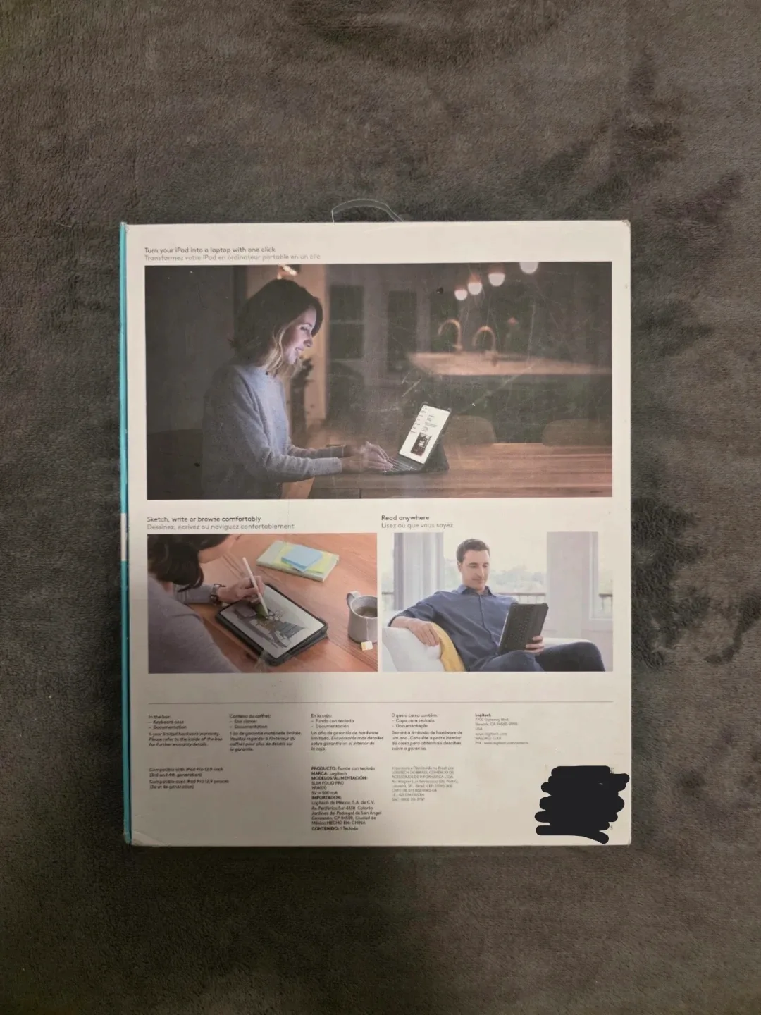 Logitech Slim Folio Pro Keyboard For Apple iPad Pro 12.9" image indicator(7)