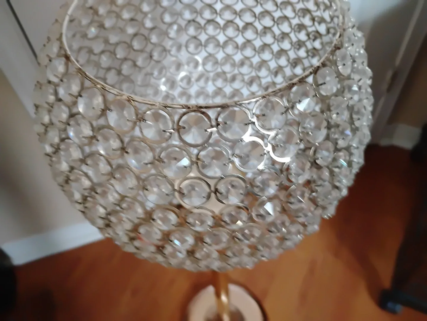 Crystal Globe Floor Lamp