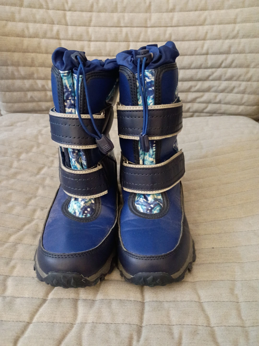 Lands' End Blue Winter Snow Boots