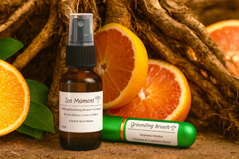 Stress Free Aromatherapy Kit - Aromatic Spritzer and Inhaler