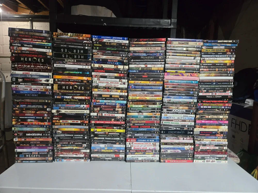 Huge DVD Collection - Movies & TV Shows