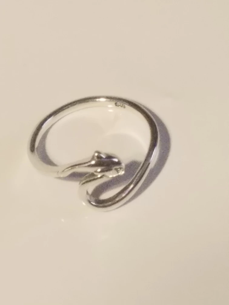 Sterling Silver Dolphin Ring